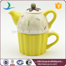 Wholesale Ceramic Tea Pot With Cake Design
